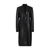 Peltskin Leather Tailored Coat