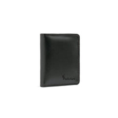 Peltskin Handmade Black Mini Leather Wallet for Men