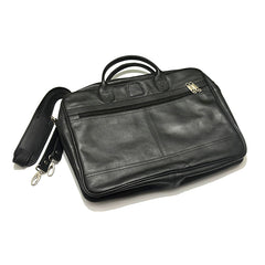 Peltskin Black Laptop Bag – Stylish and Practical Leather Briefcase