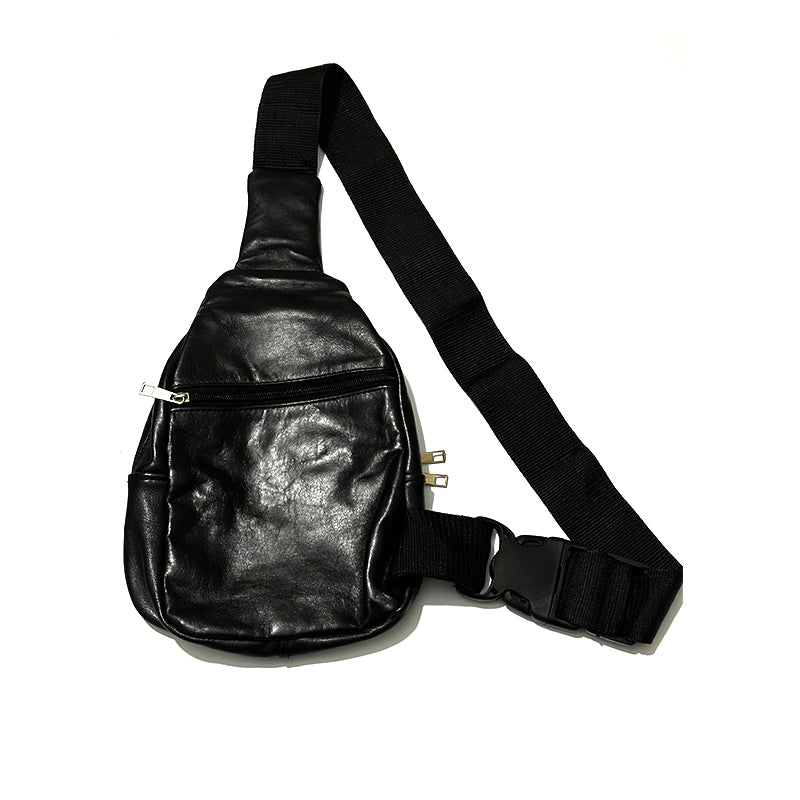Peltskin Black Crossbody Bag – Sleek Leather Bag for Everyday Use