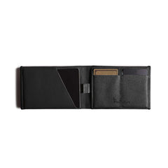 Peltskin Travel Wallet with RFID Protection - Black/Black