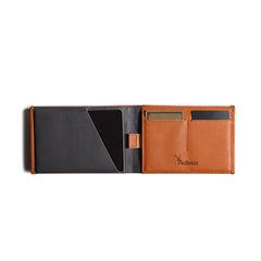 Peltskin Travel Wallet with RFID Protection - Tan/Grey