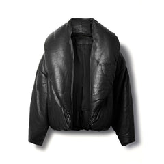 Peltskin Padded Textured Leather Jacket
