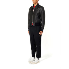 Peltskin Zip-Up Leather Jacket
