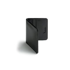 Peltskin Handmade Black Mini Leather Wallet for Men
