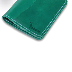 Peltskin Rogue Pull-Up Leather Wallet - Forest Green