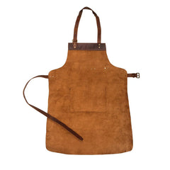 Classic Leather Work Apron - Rustic Brown