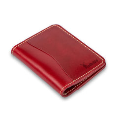 Peltskin Rogue Pull-Up Leather Wallet - Rich Red