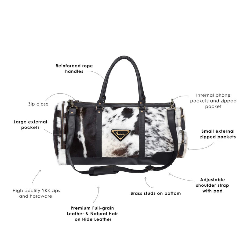 The Columbus - Cowprint | PeltSkin Collection