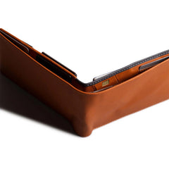 Peltskin Travel Wallet with RFID Protection - Tan/Grey