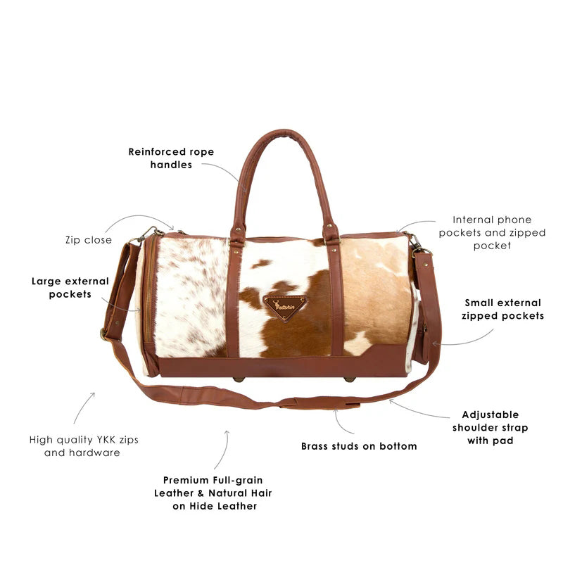 The Columbus - Cowprint | PeltSkin Collection
