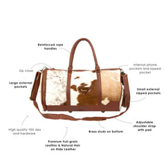 The Columbus - Cowprint | PeltSkin Collection