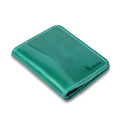 Peltskin Rogue Pull-Up Leather Wallet - Forest Green
