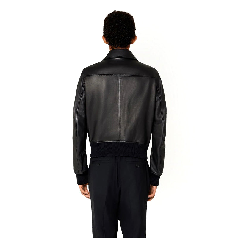 Peltskin Zip-Up Leather Jacket
