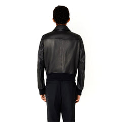 Peltskin Zip-Up Leather Jacket