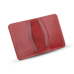 Peltskin Rogue Pull-Up Leather Wallet - Rich Red