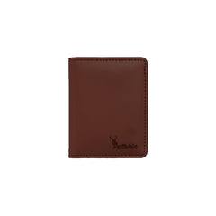 Peltskin Handmade Brown Mini Leather Wallet for Men