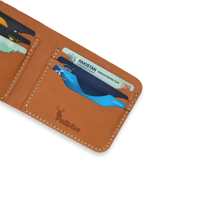 Peltskin B6 Bifold Wallet - Tan