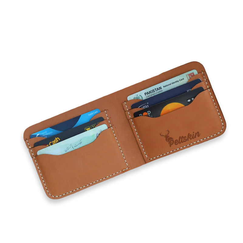 Peltskin B6 Bifold Wallet - Tan