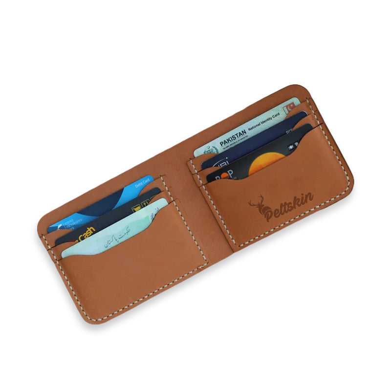 Peltskin B6 Bifold Wallet - Tan