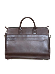Peltskin Dark Brown Laptop Bag – Elegant and Functional Leather Briefcase