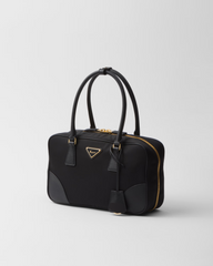 Peltskin Re-Edition 1978 Small Re-Nylon and Saffiano Leather Two-Handle Bag