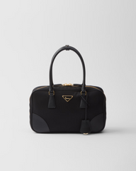 Peltskin Re-Edition 1978 Small Re-Nylon and Saffiano Leather Two-Handle Bag