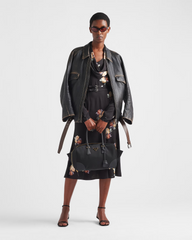 Peltskin Re-Edition 1978 Medium Re-Nylon and Saffiano Leather Top-Handle Bag