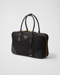Peltskin Re-Edition 1978 Medium Re-Nylon and Saffiano Leather Top-Handle Bag