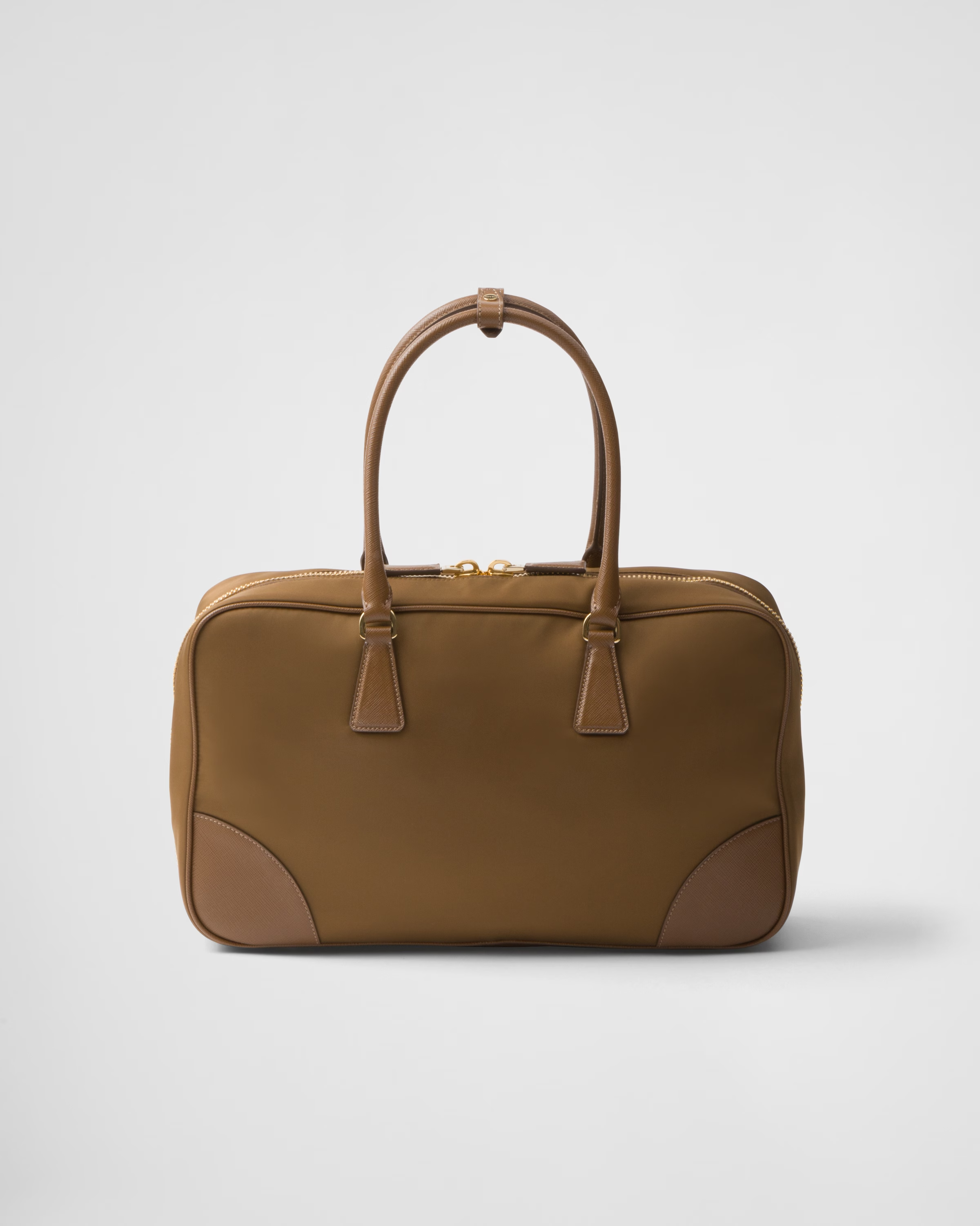 Peltskin Re-Edition 1978 Medium Re-Nylon and Saffiano Leather Top-Handle Bag