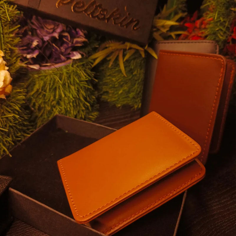 Peltskin Handmade Mini Leather Wallet for Men