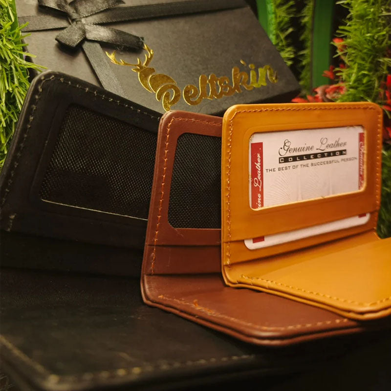 Peltskin Handmade Mini Leather Wallet for Men